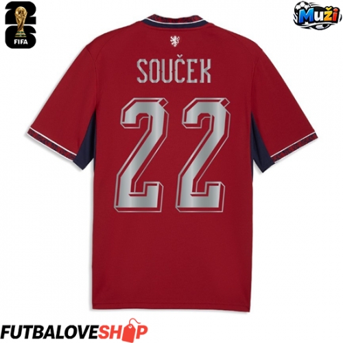 Dres Česká republika Tomas Soucek #22 Domáci MS 2026 Krátky Rukáv